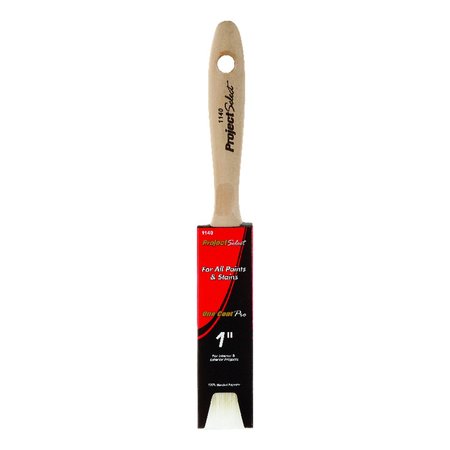PROJECT SELECT Linzer  1 in. Flat Paint Brush 1140-1